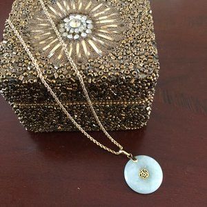 RESERVED! Stunning 14K Jadeite Pendant Necklace!!